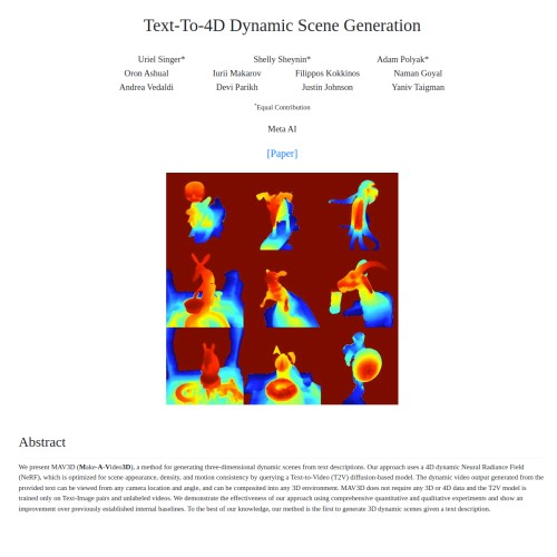 Text-To-4D